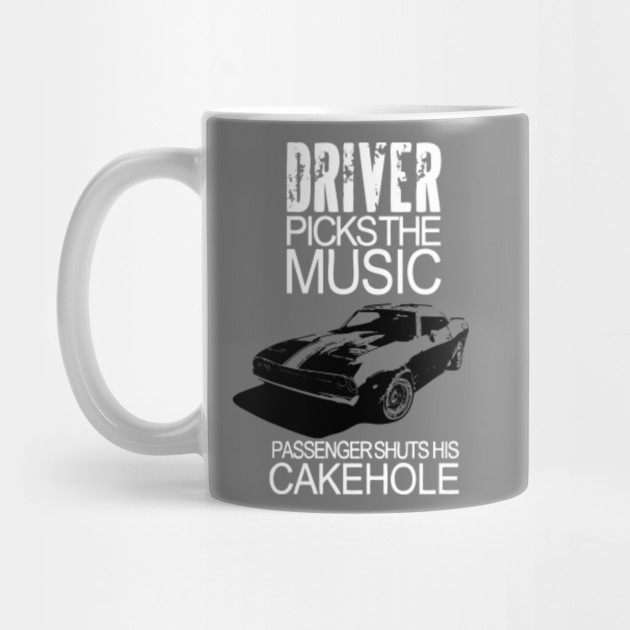 Driver Picks The Music passenger shuts his Cakehole